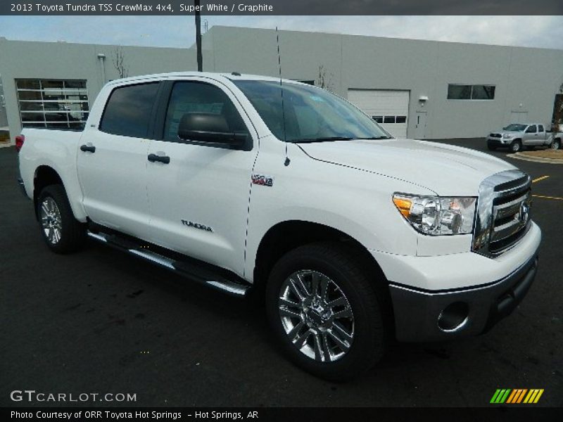 Super White / Graphite 2013 Toyota Tundra TSS CrewMax 4x4