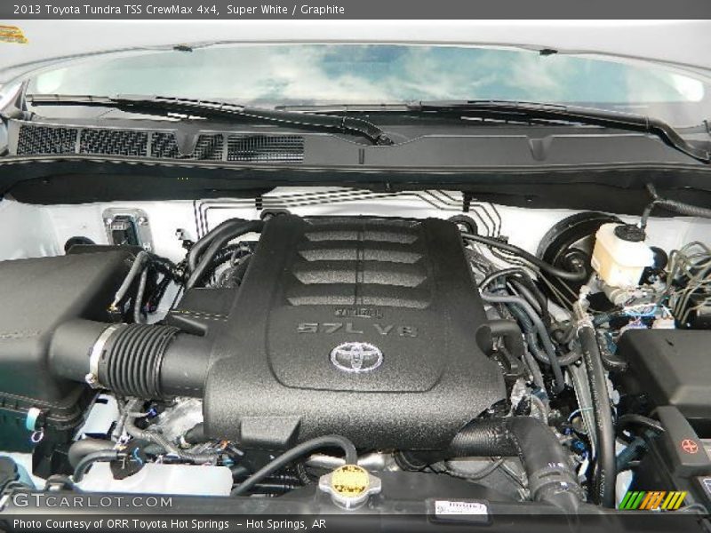 Super White / Graphite 2013 Toyota Tundra TSS CrewMax 4x4