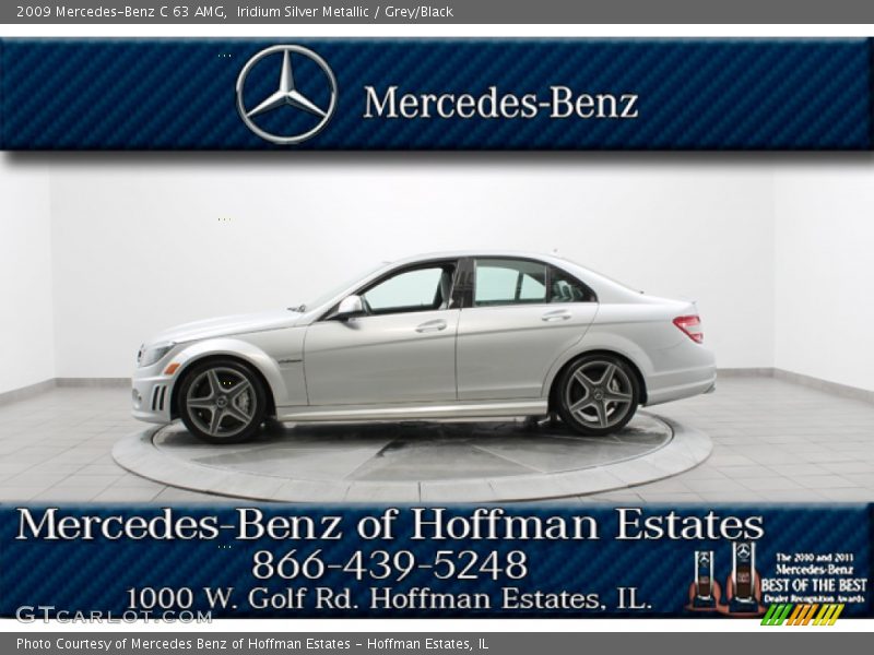 Iridium Silver Metallic / Grey/Black 2009 Mercedes-Benz C 63 AMG