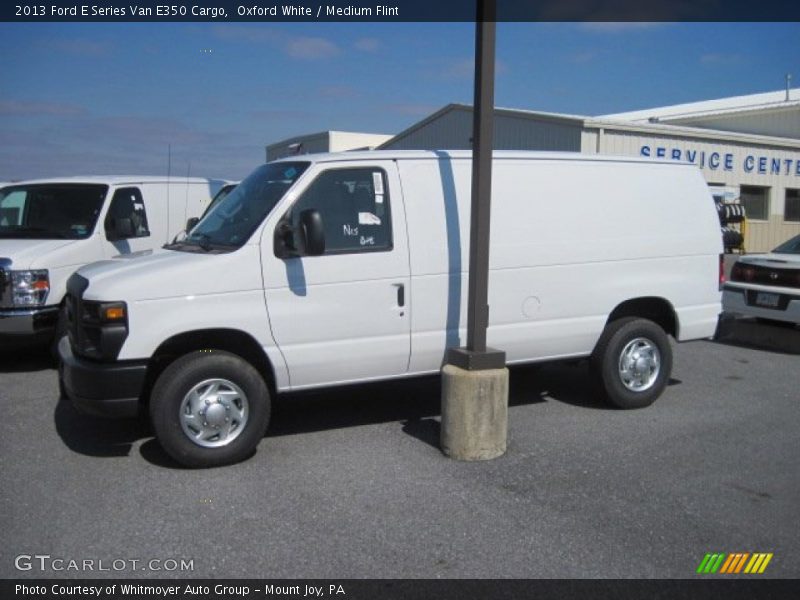 Oxford White / Medium Flint 2013 Ford E Series Van E350 Cargo
