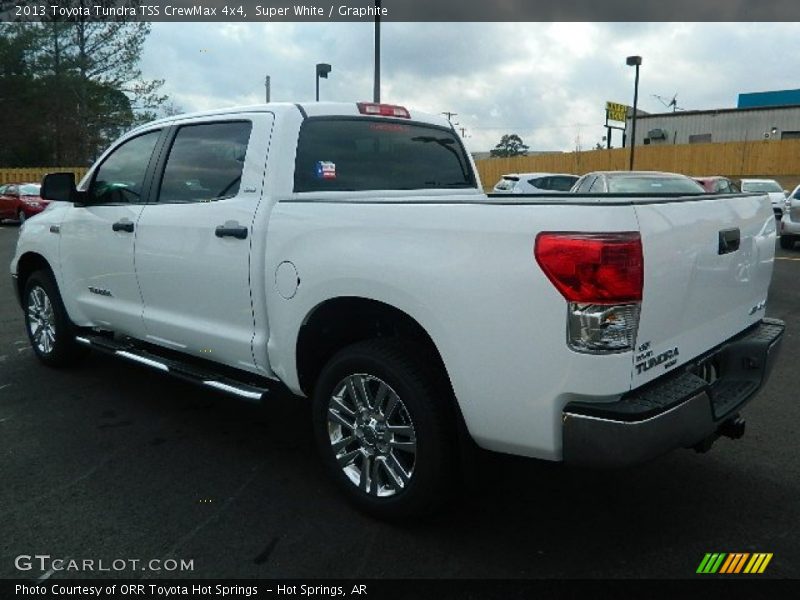 Super White / Graphite 2013 Toyota Tundra TSS CrewMax 4x4