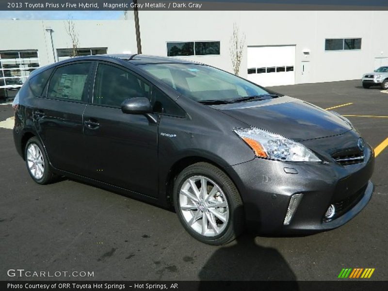 Magnetic Gray Metallic / Dark Gray 2013 Toyota Prius v Five Hybrid