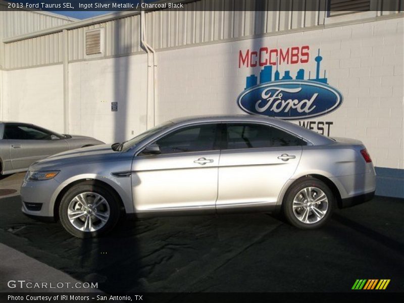 Ingot Silver Metallic / Charcoal Black 2013 Ford Taurus SEL