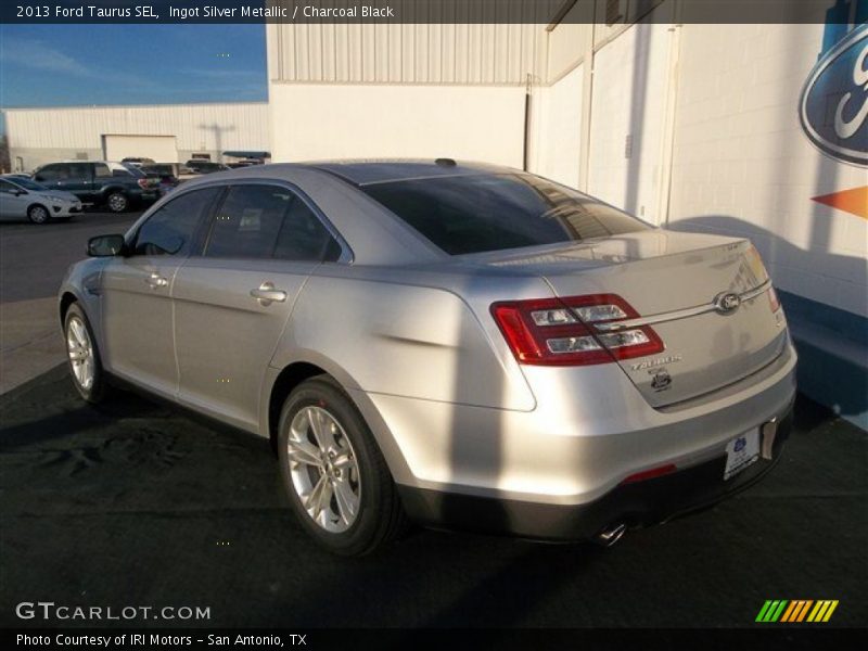 Ingot Silver Metallic / Charcoal Black 2013 Ford Taurus SEL