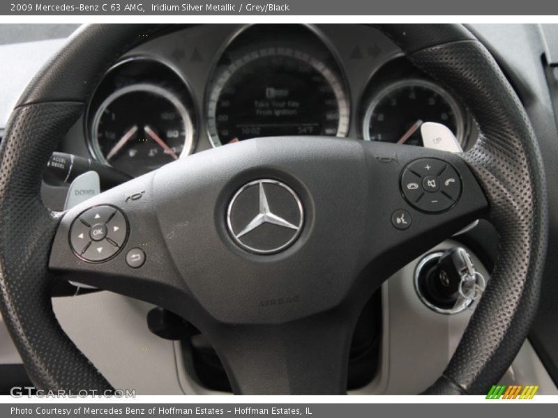 Iridium Silver Metallic / Grey/Black 2009 Mercedes-Benz C 63 AMG