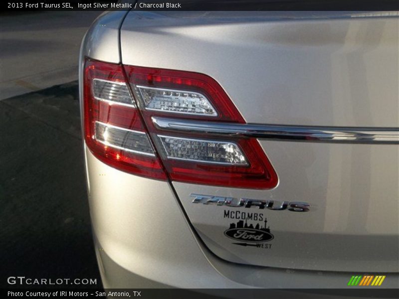 Ingot Silver Metallic / Charcoal Black 2013 Ford Taurus SEL