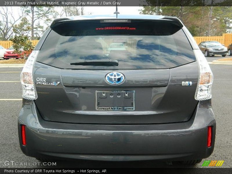 Magnetic Gray Metallic / Dark Gray 2013 Toyota Prius v Five Hybrid