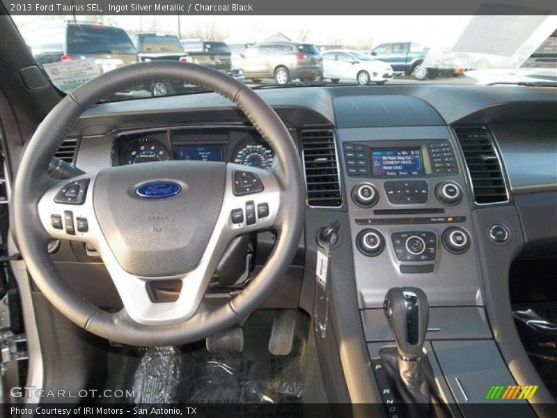 Ingot Silver Metallic / Charcoal Black 2013 Ford Taurus SEL