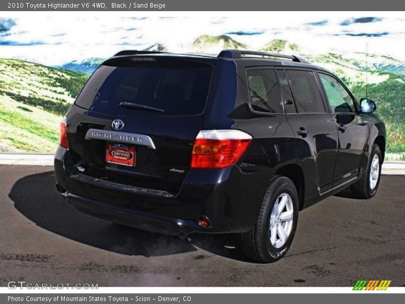 Black / Sand Beige 2010 Toyota Highlander V6 4WD