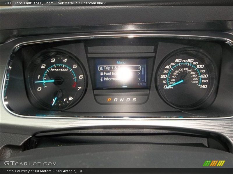 Ingot Silver Metallic / Charcoal Black 2013 Ford Taurus SEL
