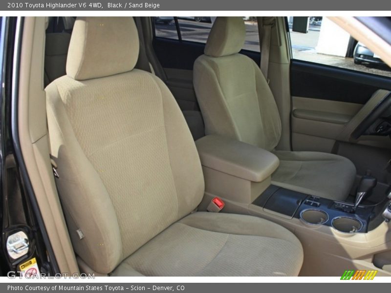 Black / Sand Beige 2010 Toyota Highlander V6 4WD