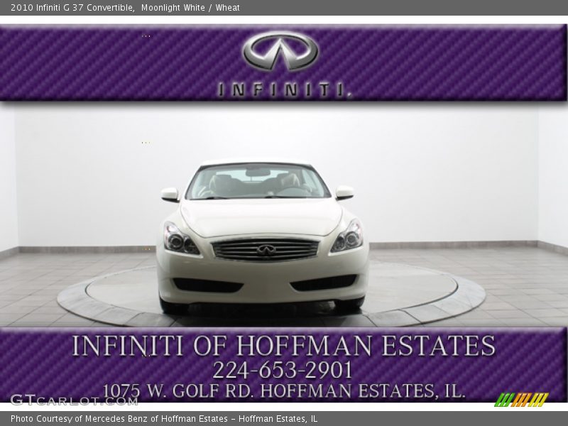 Moonlight White / Wheat 2010 Infiniti G 37 Convertible