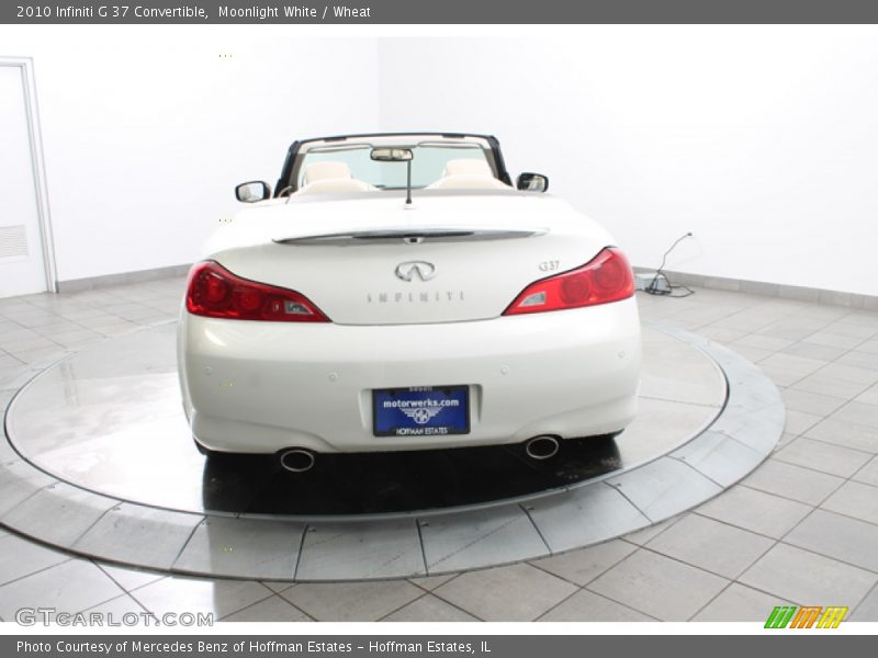 Moonlight White / Wheat 2010 Infiniti G 37 Convertible