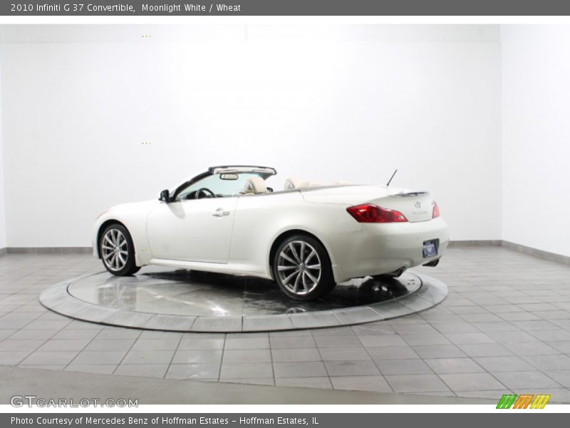 Moonlight White / Wheat 2010 Infiniti G 37 Convertible