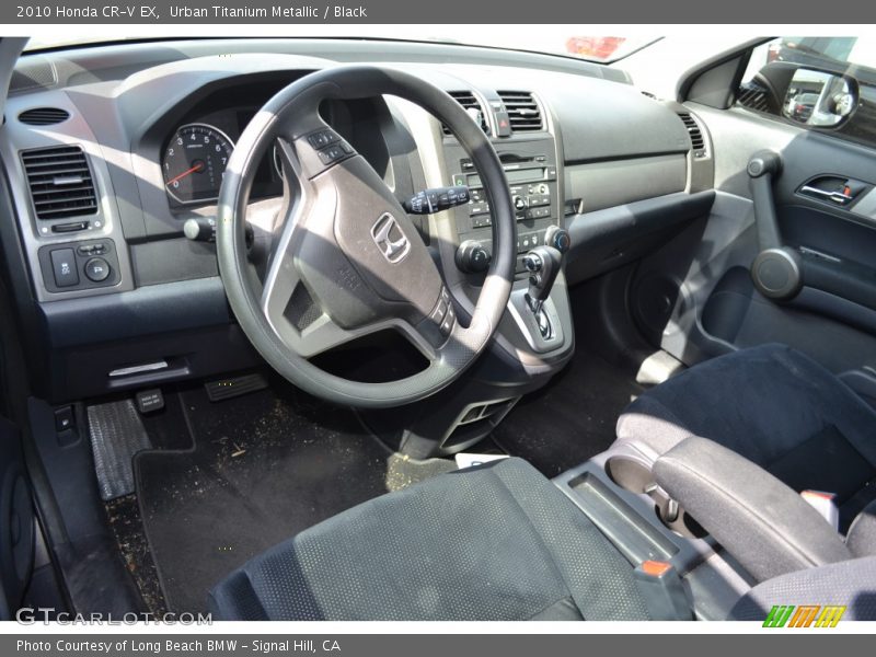 Urban Titanium Metallic / Black 2010 Honda CR-V EX