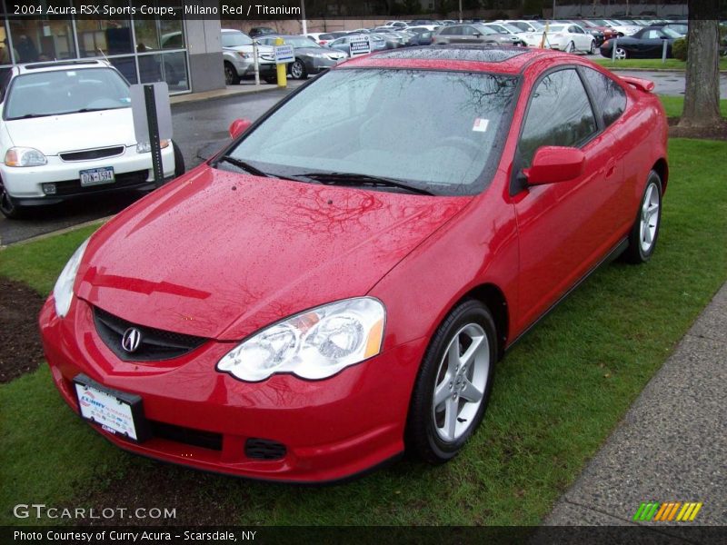 Milano Red / Titanium 2004 Acura RSX Sports Coupe