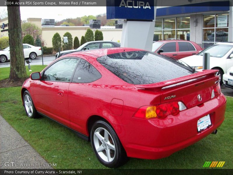 Milano Red / Titanium 2004 Acura RSX Sports Coupe