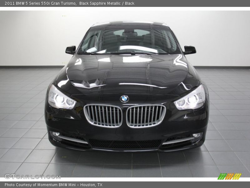 Black Sapphire Metallic / Black 2011 BMW 5 Series 550i Gran Turismo