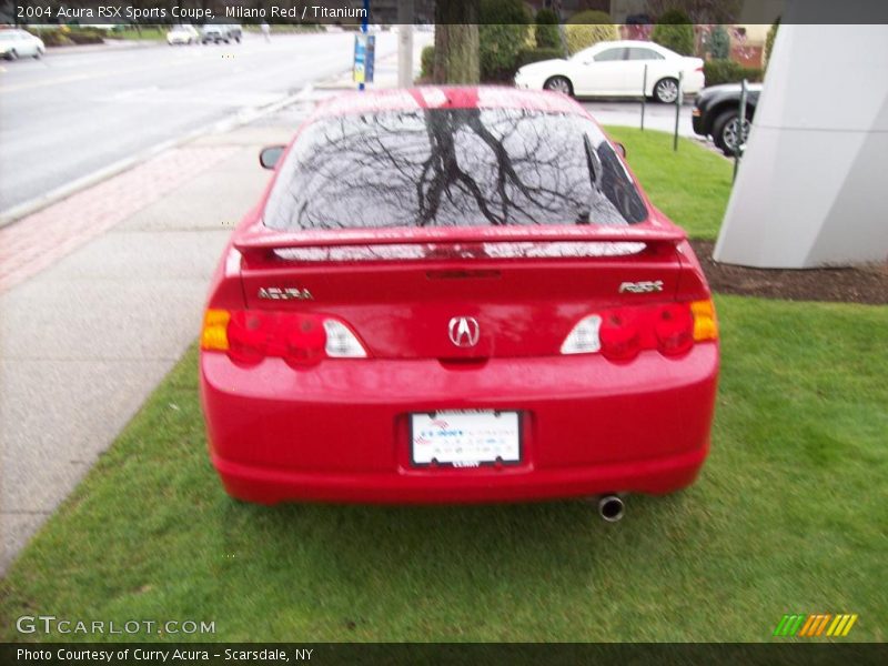Milano Red / Titanium 2004 Acura RSX Sports Coupe