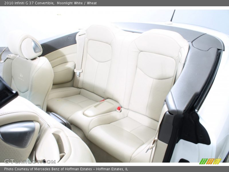 Rear Seat of 2010 G 37 Convertible