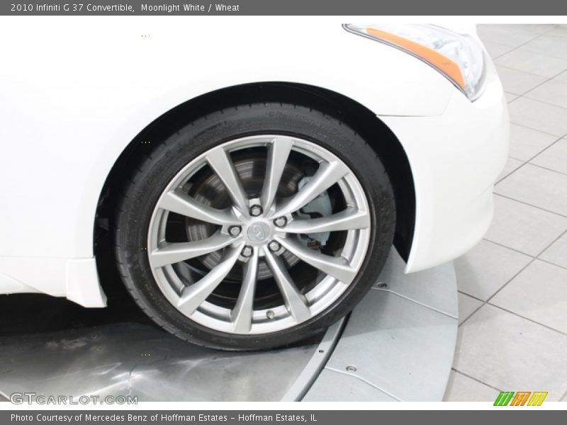 Moonlight White / Wheat 2010 Infiniti G 37 Convertible