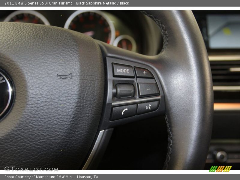 Controls of 2011 5 Series 550i Gran Turismo