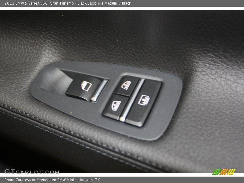 Black Sapphire Metallic / Black 2011 BMW 5 Series 550i Gran Turismo