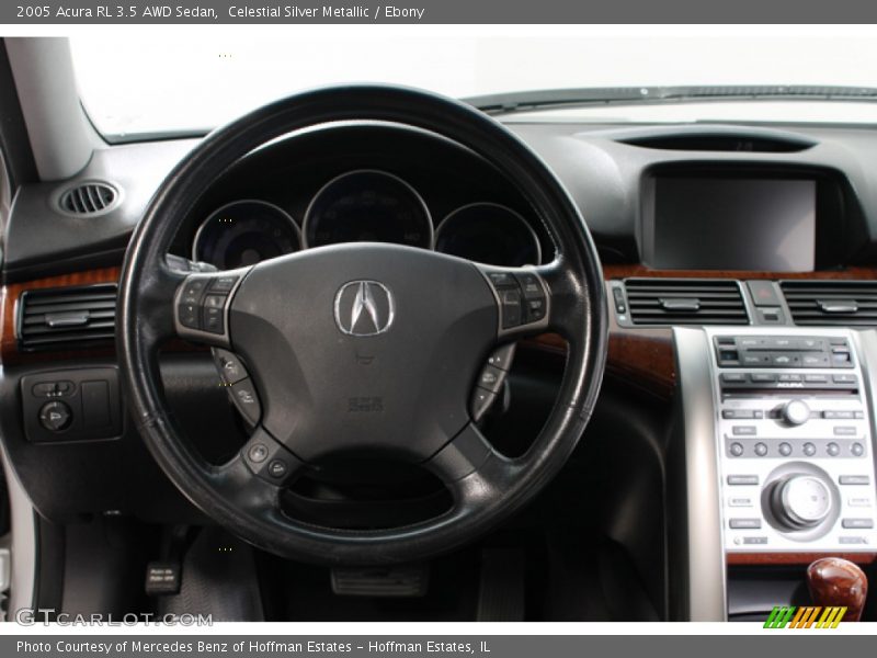 Celestial Silver Metallic / Ebony 2005 Acura RL 3.5 AWD Sedan