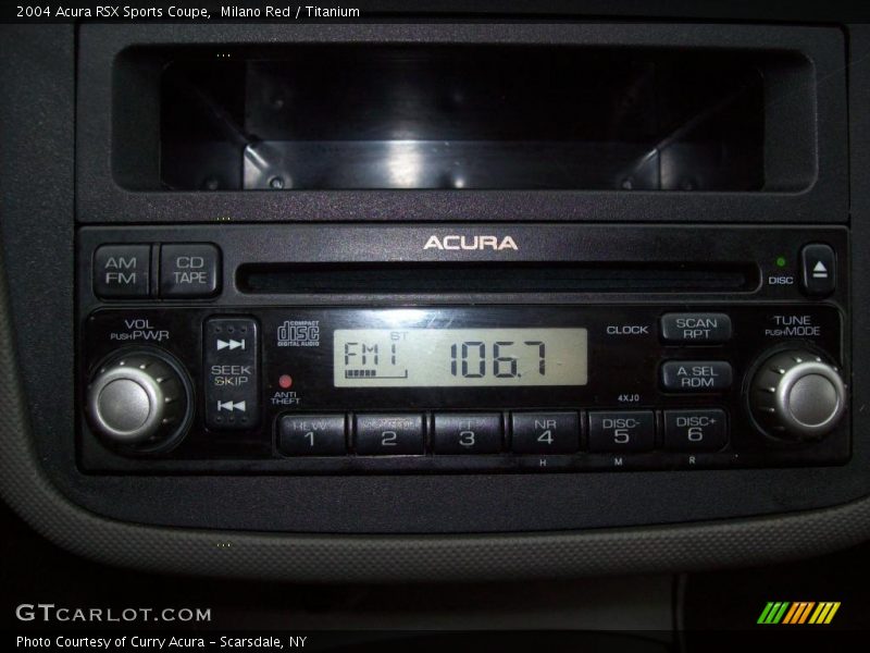 Milano Red / Titanium 2004 Acura RSX Sports Coupe