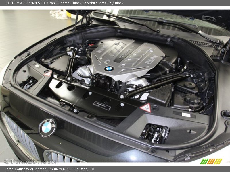  2011 5 Series 550i Gran Turismo Engine - 4.4 Liter TwinPower Turbocharged DFI DOHC 32-Valve VVT V8