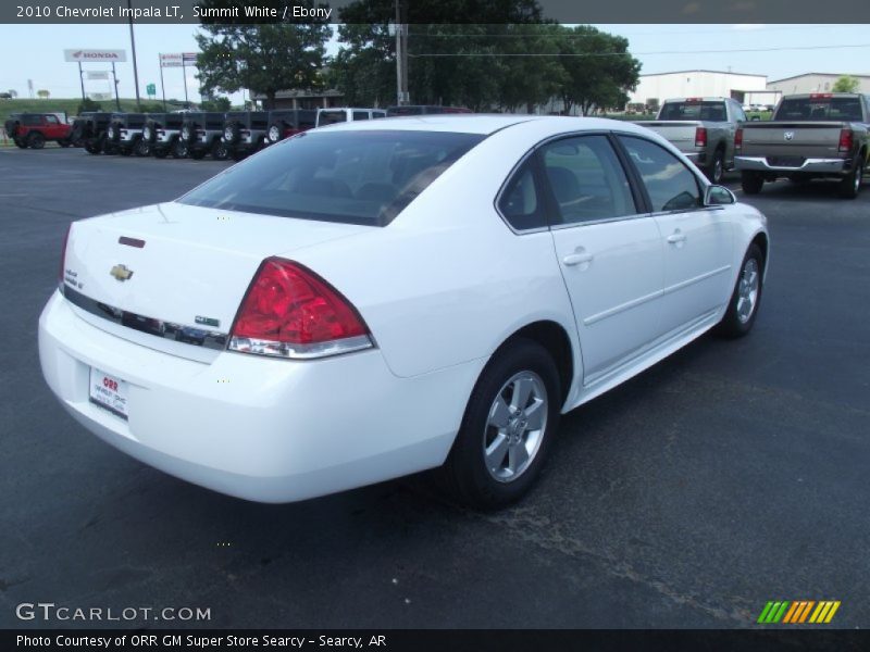 Summit White / Ebony 2010 Chevrolet Impala LT