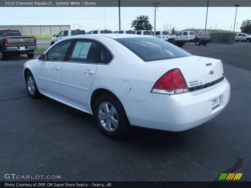 Summit White / Ebony 2010 Chevrolet Impala LT