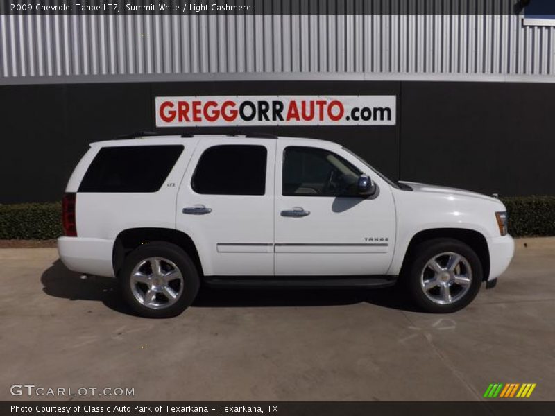 Summit White / Light Cashmere 2009 Chevrolet Tahoe LTZ