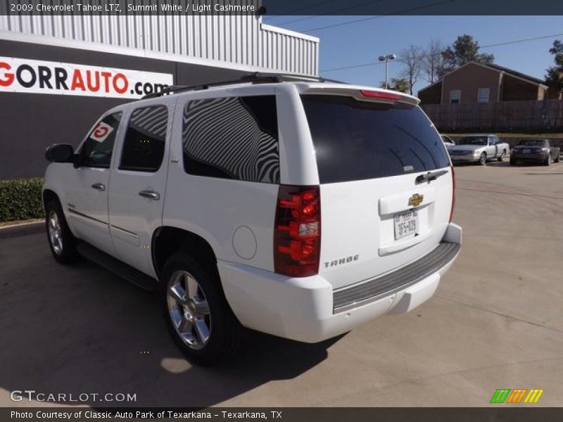 Summit White / Light Cashmere 2009 Chevrolet Tahoe LTZ