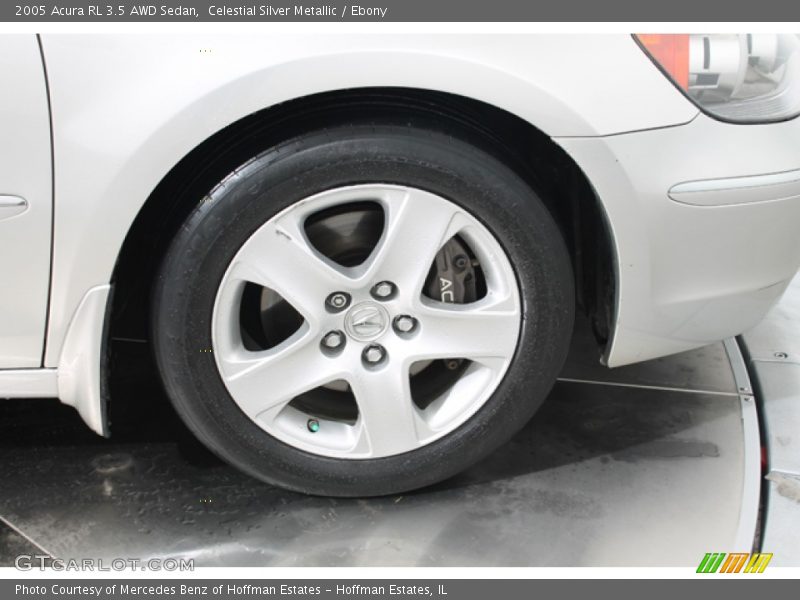 Celestial Silver Metallic / Ebony 2005 Acura RL 3.5 AWD Sedan