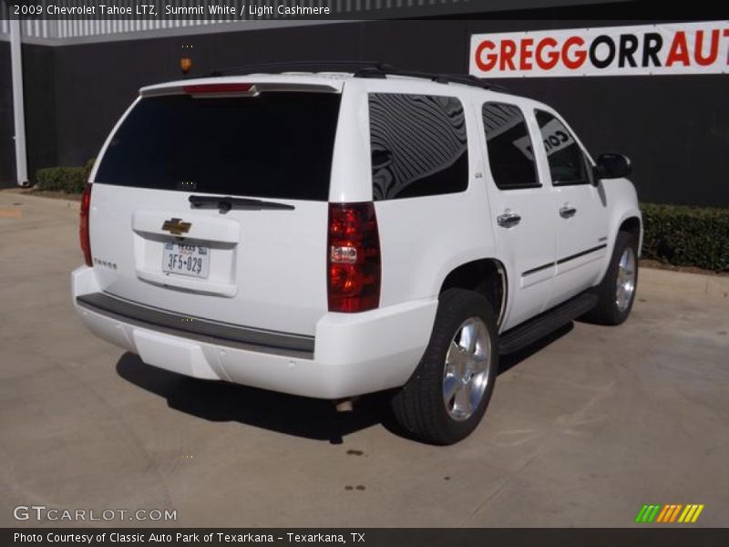 Summit White / Light Cashmere 2009 Chevrolet Tahoe LTZ