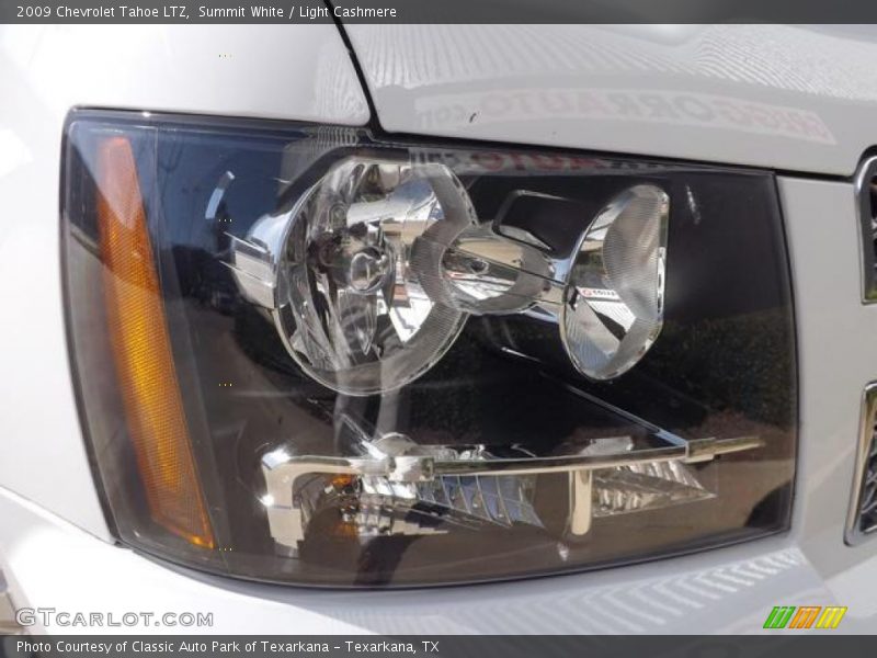 Summit White / Light Cashmere 2009 Chevrolet Tahoe LTZ
