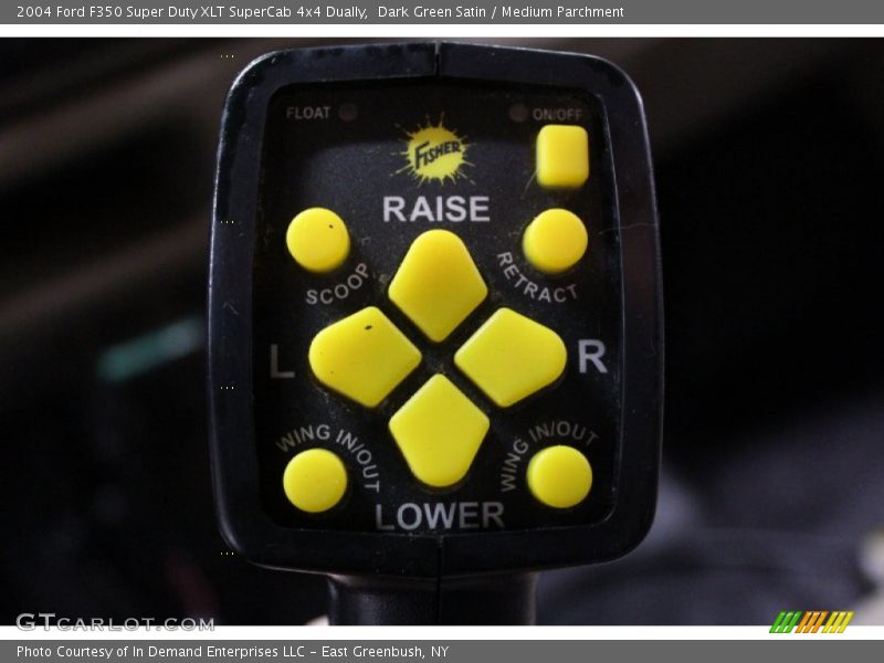 Dark Green Satin / Medium Parchment 2004 Ford F350 Super Duty XLT SuperCab 4x4 Dually