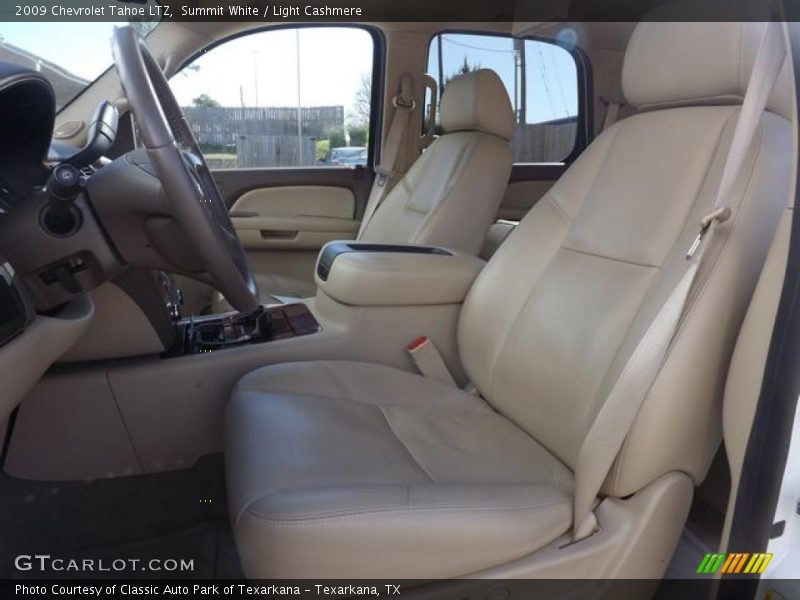 Summit White / Light Cashmere 2009 Chevrolet Tahoe LTZ
