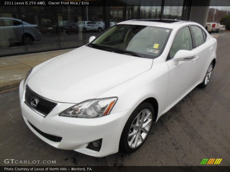 Glacier Frost Mica / Ecru 2011 Lexus IS 250 AWD