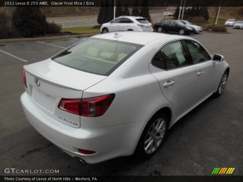 Glacier Frost Mica / Ecru 2011 Lexus IS 250 AWD