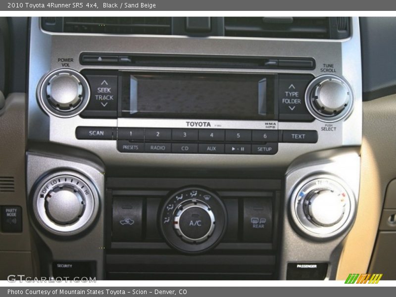 Black / Sand Beige 2010 Toyota 4Runner SR5 4x4