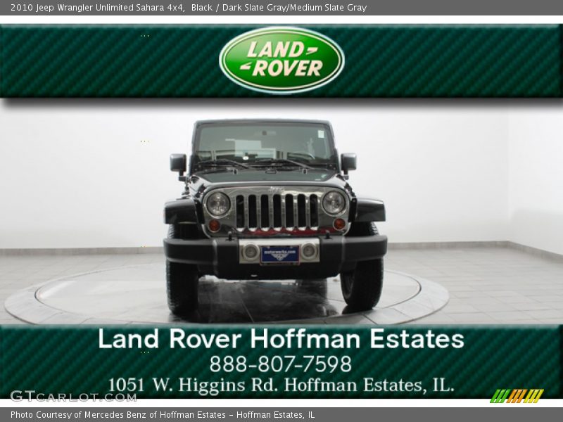 Black / Dark Slate Gray/Medium Slate Gray 2010 Jeep Wrangler Unlimited Sahara 4x4