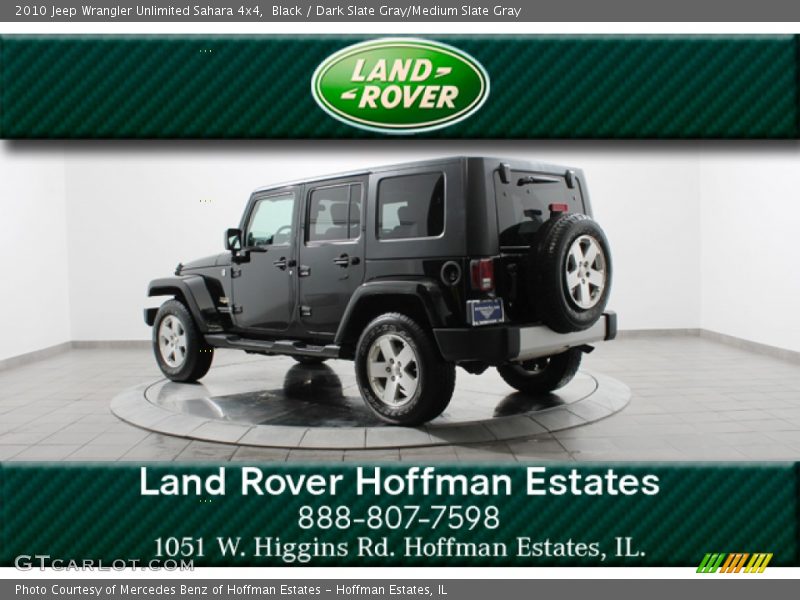 Black / Dark Slate Gray/Medium Slate Gray 2010 Jeep Wrangler Unlimited Sahara 4x4