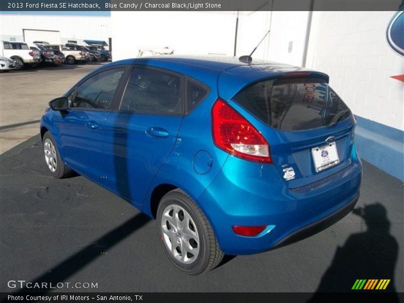 Blue Candy / Charcoal Black/Light Stone 2013 Ford Fiesta SE Hatchback