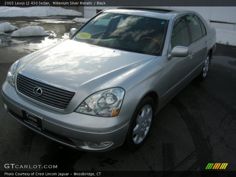 Millenium Silver Metallic / Black 2003 Lexus LS 430 Sedan