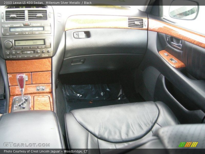 Millenium Silver Metallic / Black 2003 Lexus LS 430 Sedan