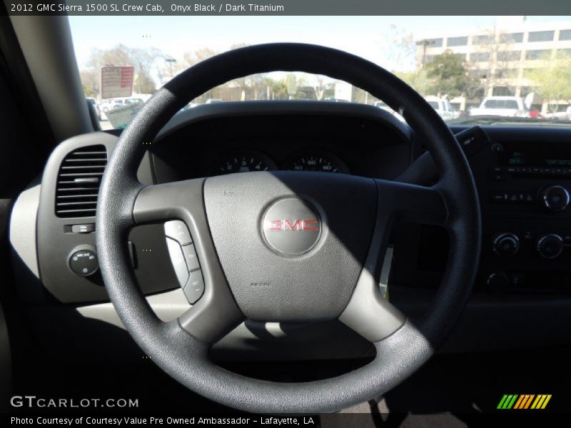 Onyx Black / Dark Titanium 2012 GMC Sierra 1500 SL Crew Cab