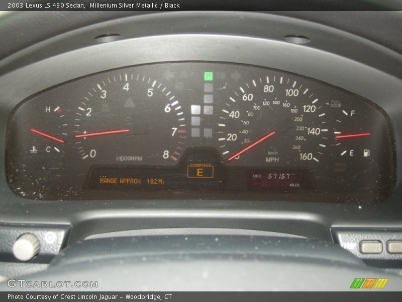  2003 LS 430 Sedan 430 Sedan Gauges