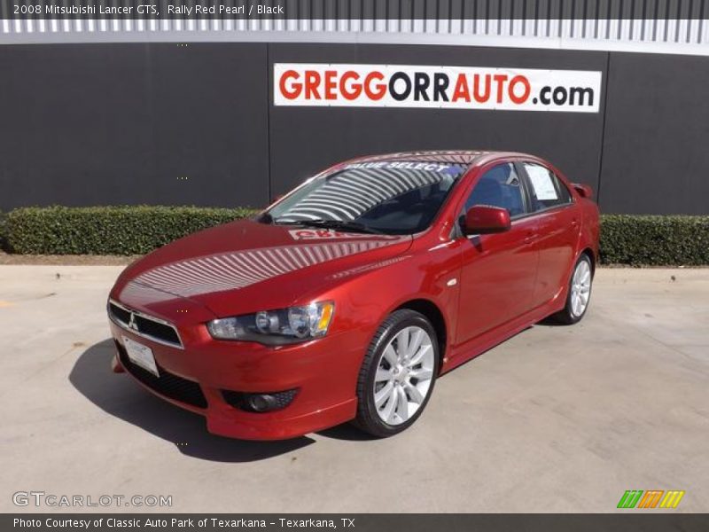 Rally Red Pearl / Black 2008 Mitsubishi Lancer GTS